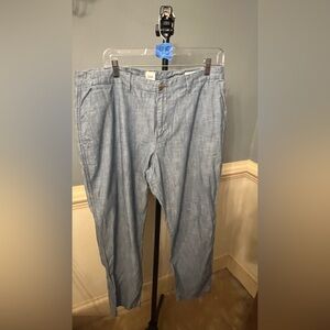 GAP Light Blue Relaxed Fit Trousers 14 girlfriend khaki